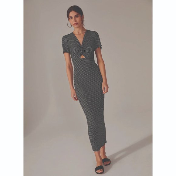 The Anywhere Striped Dress - Favorite Daughter Size M - Picture 1 of 10